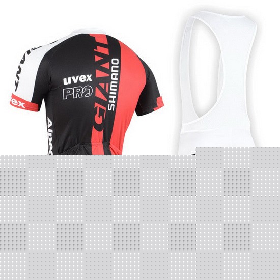 2015 Maillot Ciclismo Giant Alpecin Rouge et Blanc Manches Courtes et Cuissard